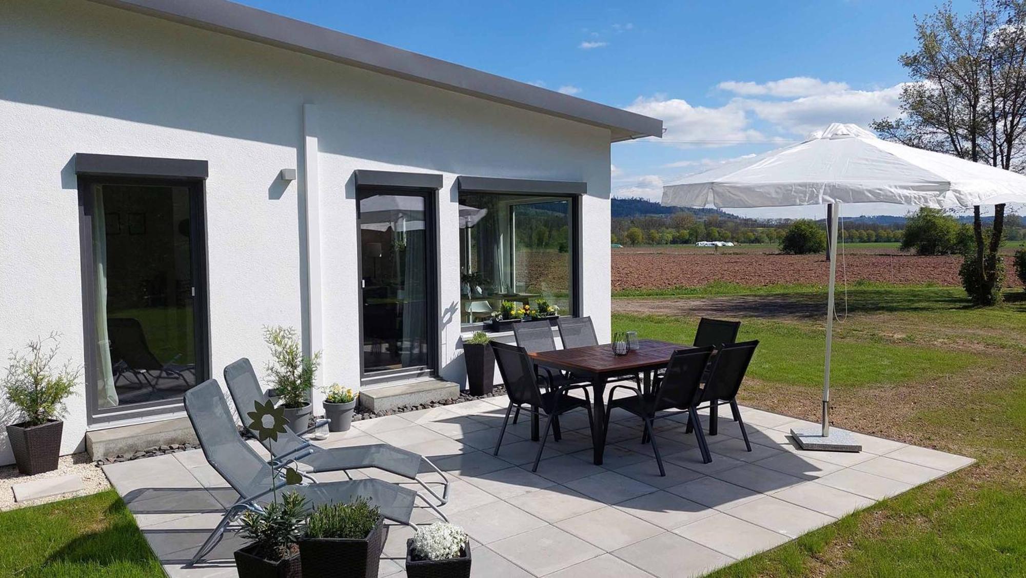 Ferienhaus Casa Neugrua Stockheim  エクステリア 写真